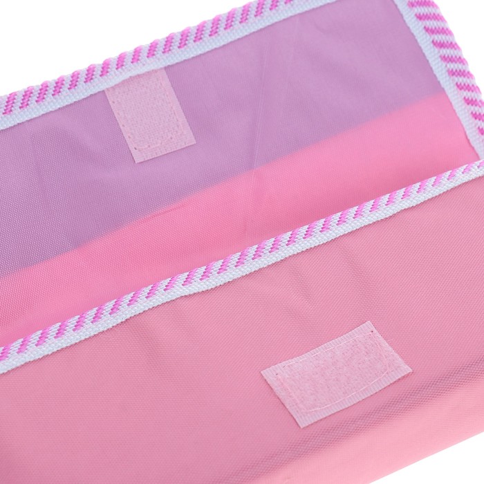 Пенал школьный на молнии 2 отделения МИКС Бабочка