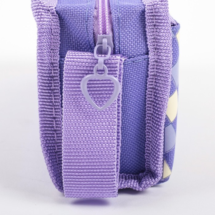 Пенал школьный на молнии 2 отделения МИКС Города