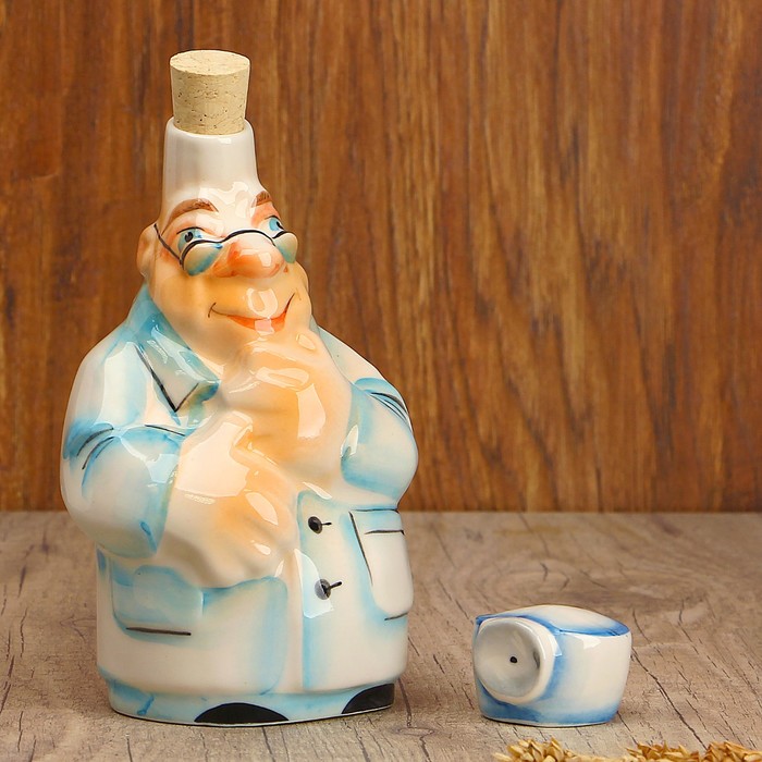 Набор фарфоровый, штоф «Врач», с 3 рюмками