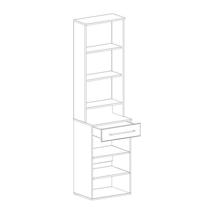 Тумба с зеркалом 550 Фан