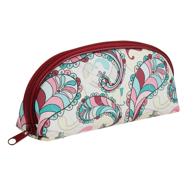 Пенал мягкий «Яркие пёрышки», для девочки, 1 отделение, 95 х 200 х 60 мм, ПМО29-20