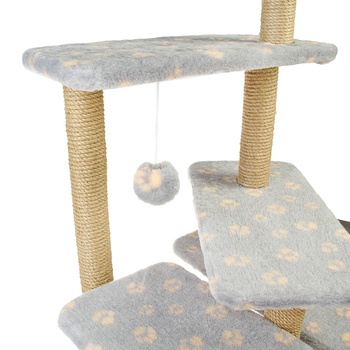 Комплекс когтеточек, 65 х 50 х 135 см, микс цветов