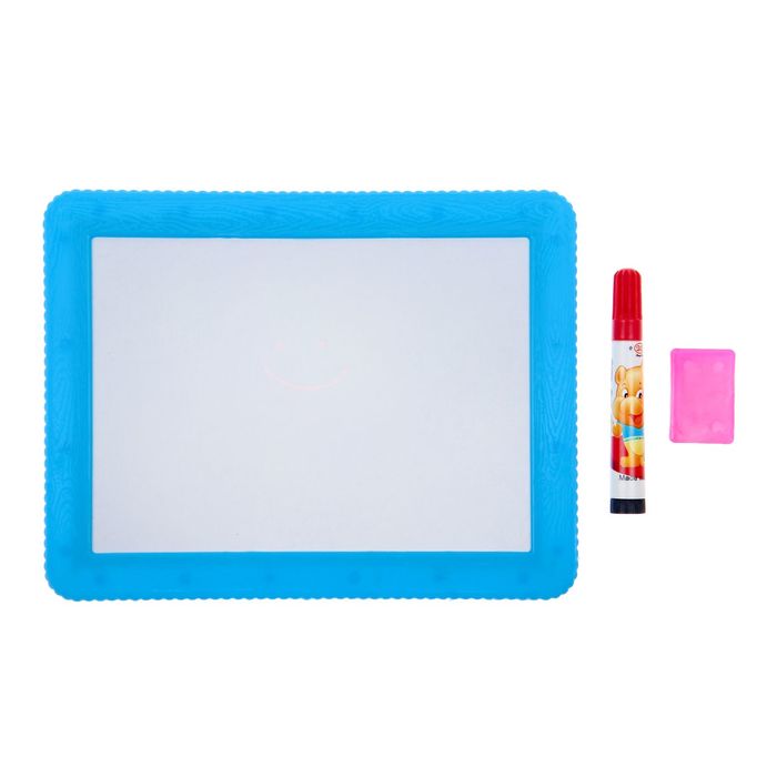 Доска для рисования "Узор" + маркер, стиралка, цвета МИКС