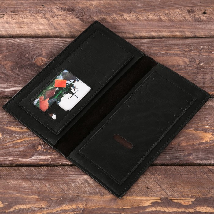 Кошелек в подарочной коробке "Успехов во всем", экокожа