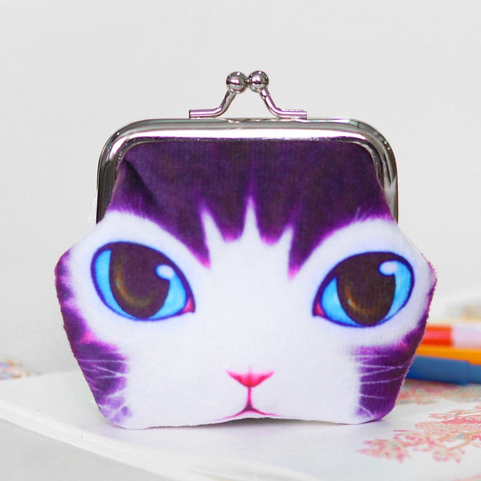 Мягкий кошелёк "Котик"