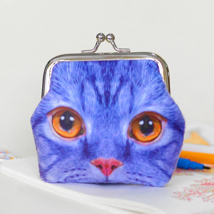 Кошелёк "Котик" рыжий носик