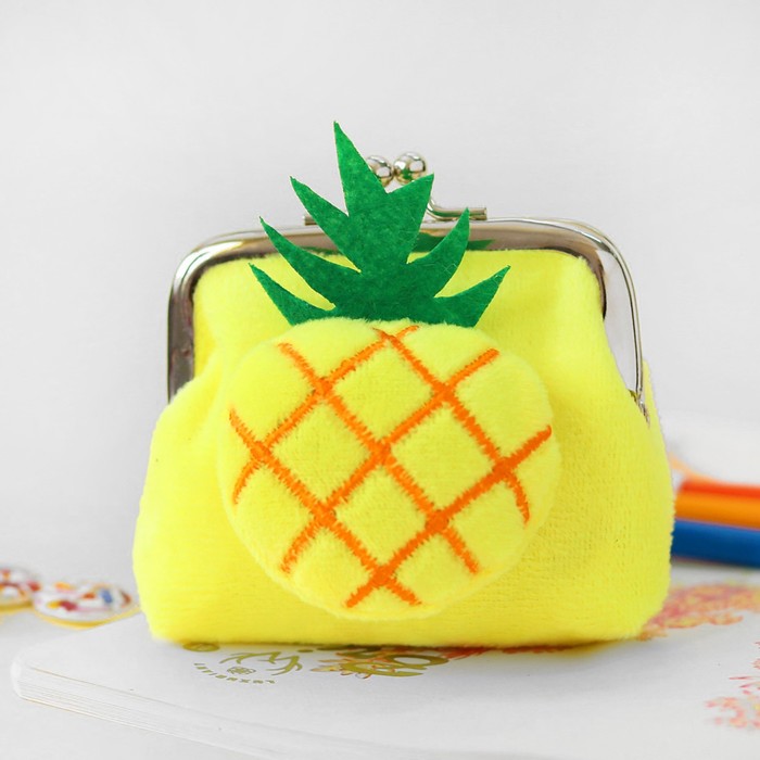 Мягкий кошелёк " Жёлтый ананас"