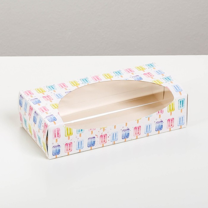 Упаковка для кондитерских иделий «Сладости», 10 х 20 х 5 см