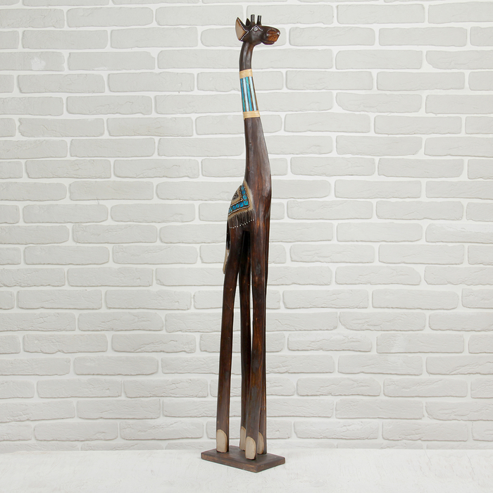 Сувенир "Жираф с узором" дерево 120 см