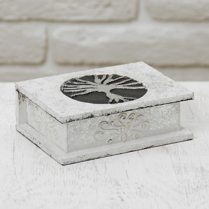 Сувенир шкатулка "Волшебное дерево" 15х10,5х5 см албезия