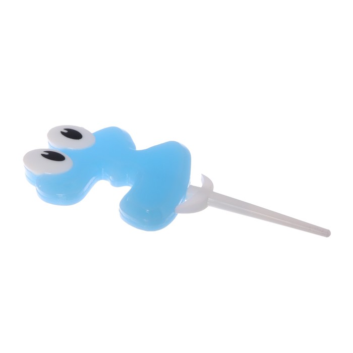 Свеча цифра 3 для мальчика "С Днем рождения, малыш", 8.5 х 17 см