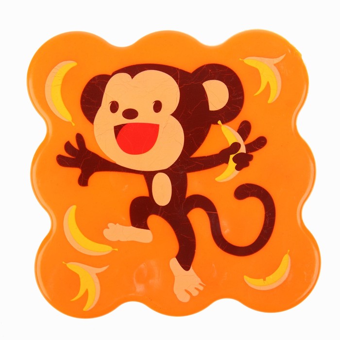 Мини-коврик для ванны на присосках «Обезьянка»