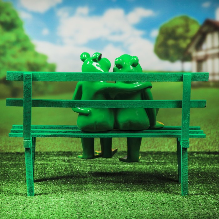 Садовая фигура "Лягушки влюблённые", малые