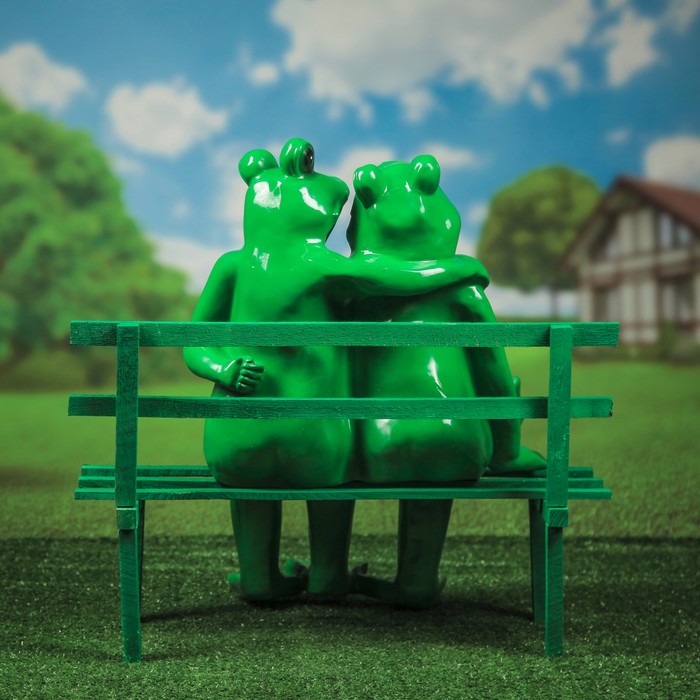 Садовая фигура "Лягушки влюблённые", большие