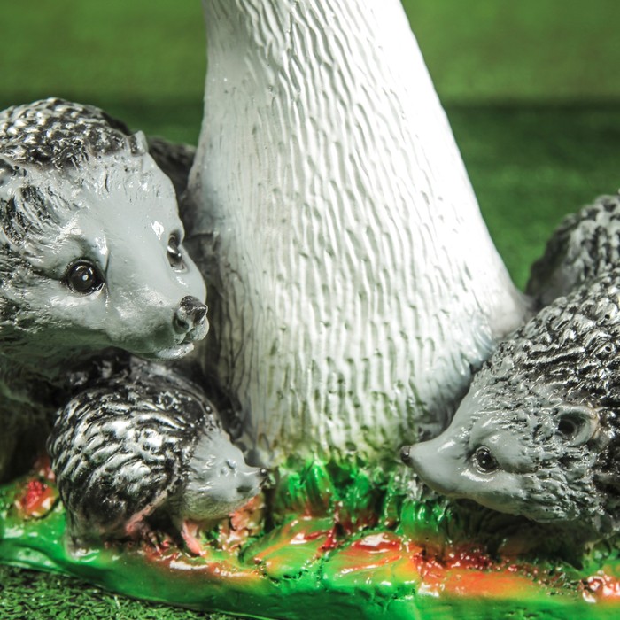 Садовая фигура "Гриб с ёжиками", 35 см