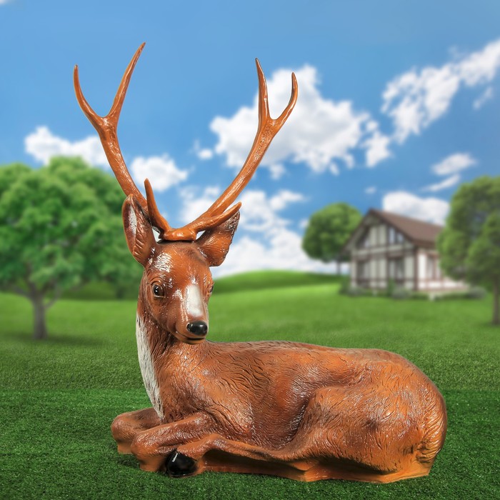 Садовая фигура "Олень лежащий", 115 см