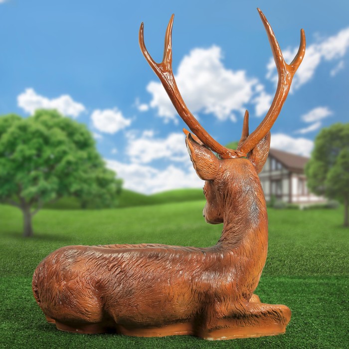 Садовая фигура "Олень лежащий", 115 см