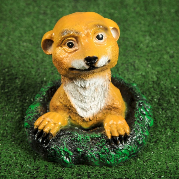 Садовая фигура "Суслик в норе", 20 см