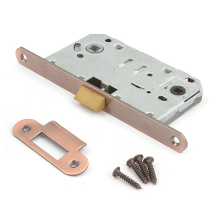 Защелка безшумная Apecs 5300-P-WC-AC, пластиковая, м/о 96  мм, цвет медь