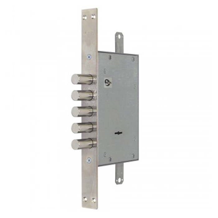 Замок врезной "МЕТТЭМ" ЗВ8 341.1.1, б/о, с/т, 5 ключей