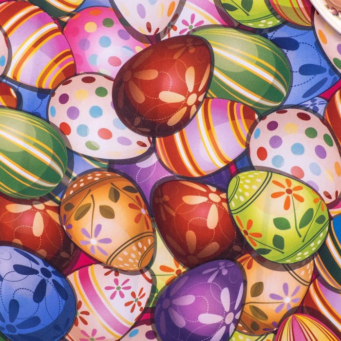 Праздничная салфетка 45*45 для Пасхи СП-17 рис. 4,печать , 100% пэ, 200 г/м2