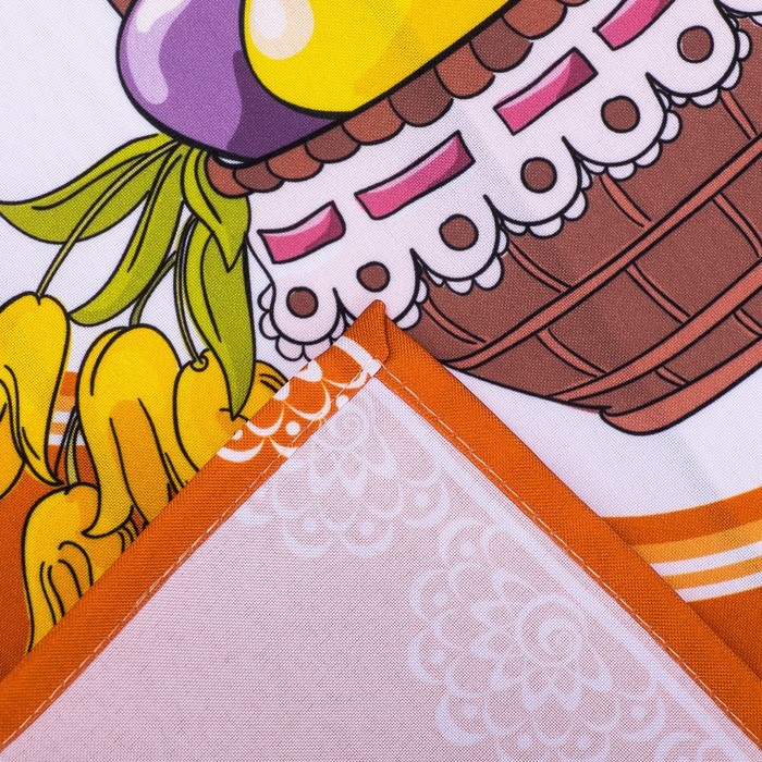 Праздничная салфетка 45*45 для Пасхи СП-17 рис. 6,печать , 100% пэ, 200 г/м2