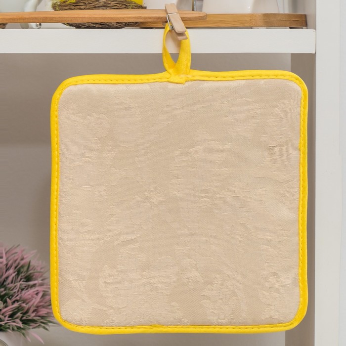 Кухонный набор "Петушки" (фартук,прихватка) рис 6-17 ,печать , поролон, 100% пэ, 200 г/м2