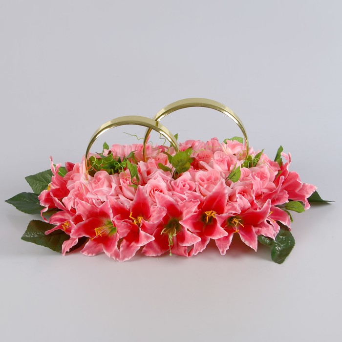 Кольца на а/м большие, розовый