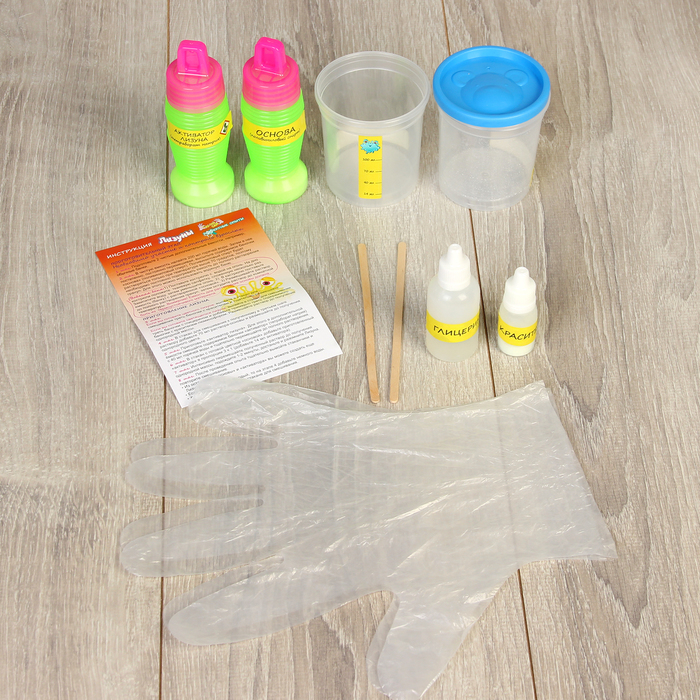 Набор "Создай светящегося лизуна" NOL_02