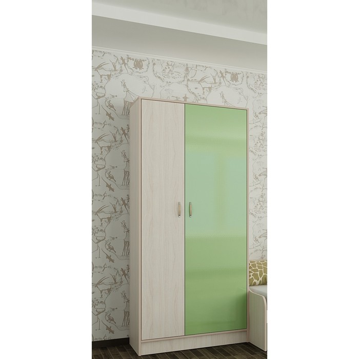 Шкаф для одежды Буратино, 800х520х1950, зеленый