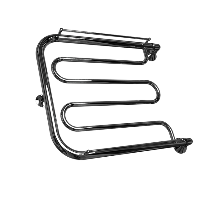 Полотенцесушитель INDIGO "D2", с полочкой, диаметр подключения 1", 500х500 мм