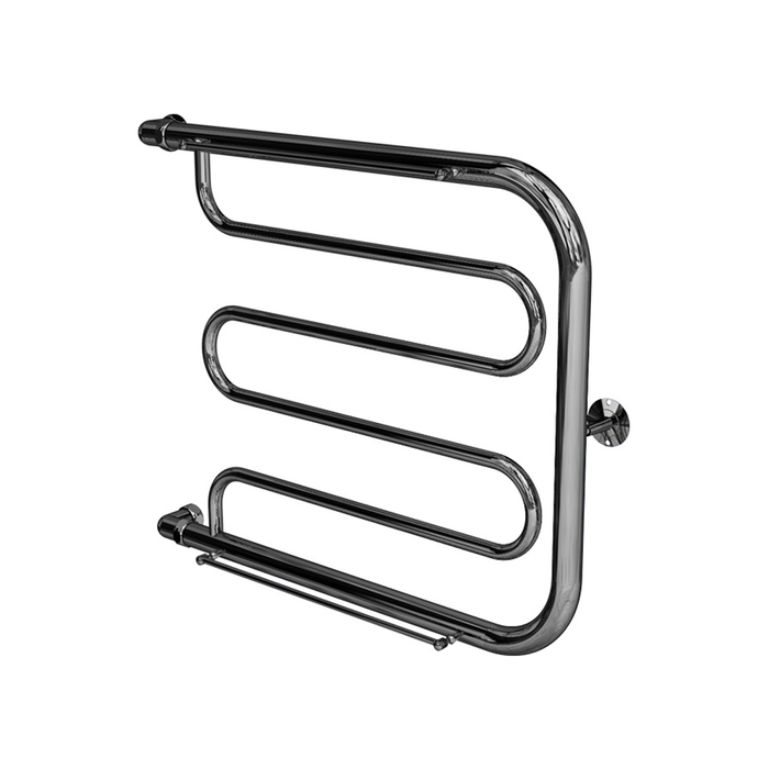 Полотенцесушитель INDIGO "D4", с полочкой, диаметр подключения 1", 500х700 мм