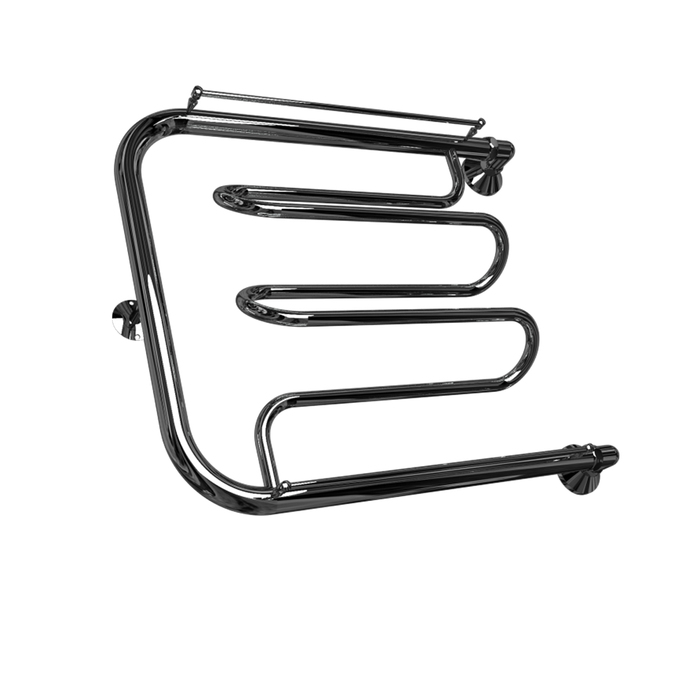 Полотенцесушитель INDIGO "Dw2", с полочкой, диаметр подключения 1", 500х500 мм