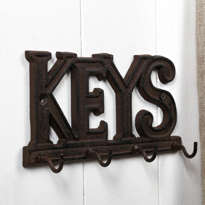 Крючки декоративные металл "Ключи" 9х19х4 см