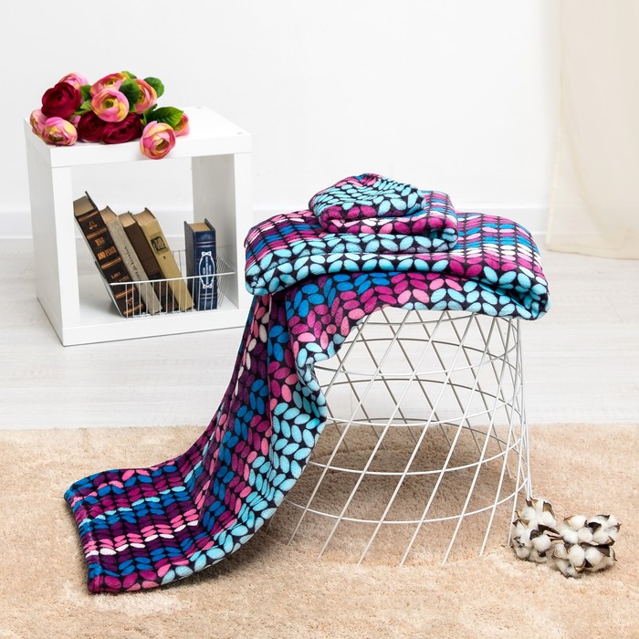 Покрывало «Плетеная история» Бригитта , 150*200 , аэрософт 190 г/м, п/э 100%