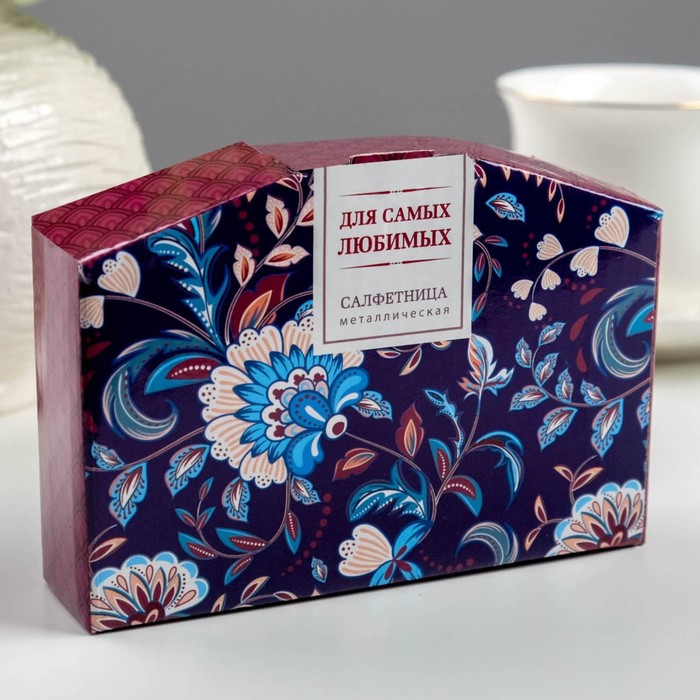 Салфетница "Красивое застолье", рябина, 12 х 6,7 см