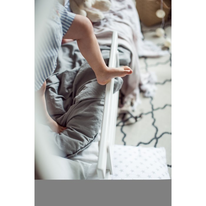 Кровать-домик №1 , цвет белый, спальное место 70 х 140 см