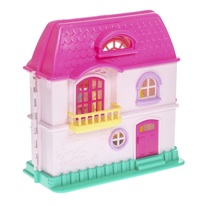 Загородная вилла для кукол с мебелью, световые и звуковые эффекты