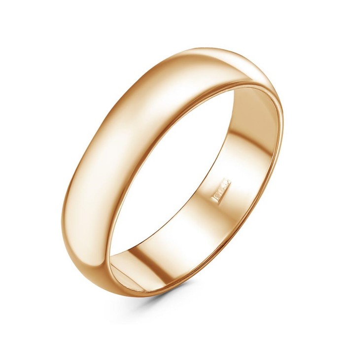 Кольцо «Обручальное», позолота, 18 размер кольцо минимал объёмное позолота 18 размер