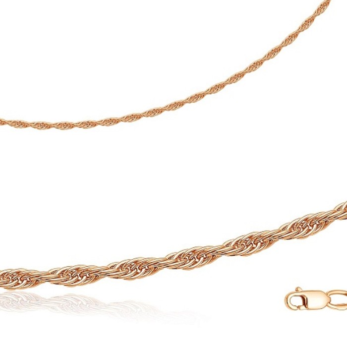 Браслет позолота "Классика", 17 размер