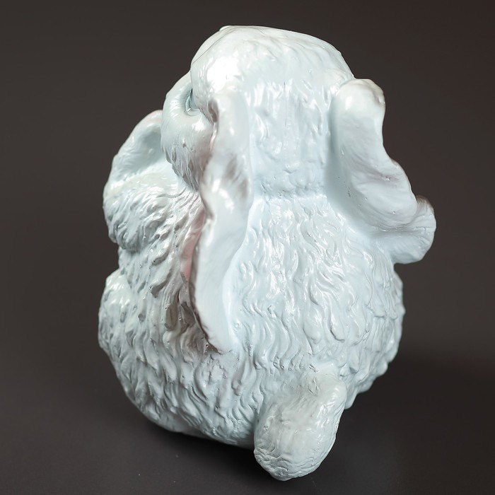 Садовая фигура "Заяц белый" 25см