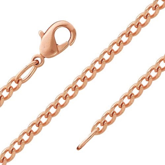 Браслет позолота "Панцирное плетение", 19 размер