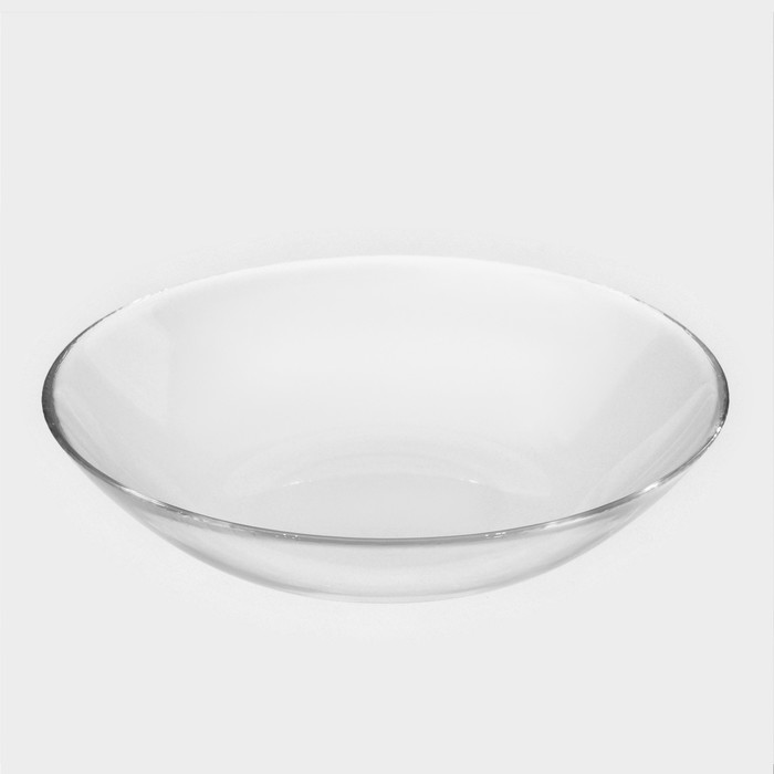 Тарелка глубокая стеклянная «Симпатия», 800 мл, d=20,8 см тарелка стеклянная глубокая дымка 700 мл 15×7 см