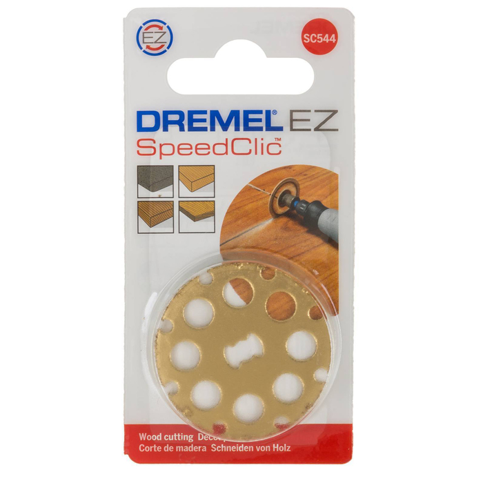 Диск отрезной Dremel EZ SpeedClic 2615S544JB, по дереву, хвостовик 3.2мм, 38мм, 35000об/мин 329042
