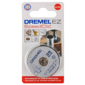 

Диски отрезные по металлу Dremel EZ SpeedClic 2615S456JC, 5 шт, 38 мм, хвостовик 3.2 мм