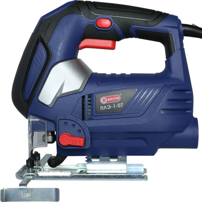 Лобзик "ДИОЛД" ПЛЭ-1-07, 850 Вт, 3000 ход/мин, ход 18 мм, алюм./дерево/сталь 20/100/8 мм