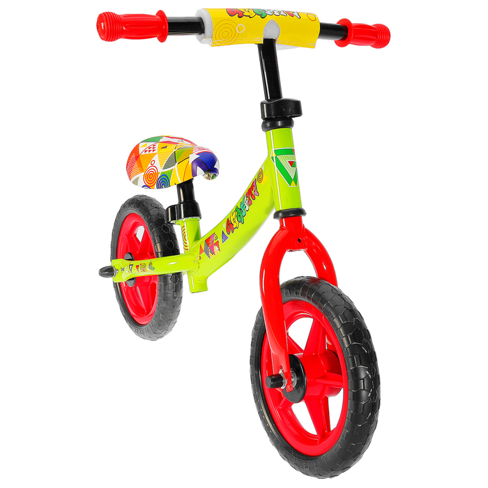 Беговел 10" GRAFFITI Discover 2018, цвет зеленый