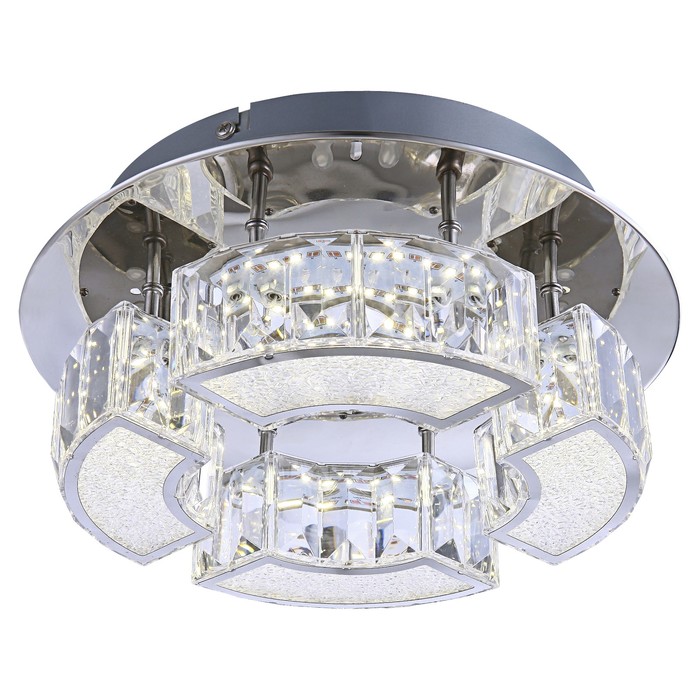 Светильник SILURUS 1x12Вт LED хром 25x25x10см