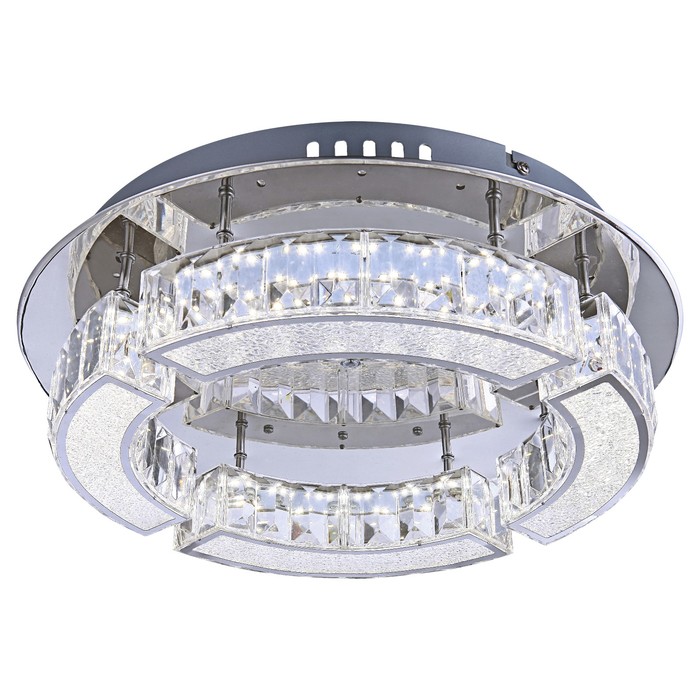 Люстра потолочная SILURUS 1x20Вт LED хром 37x37x10см