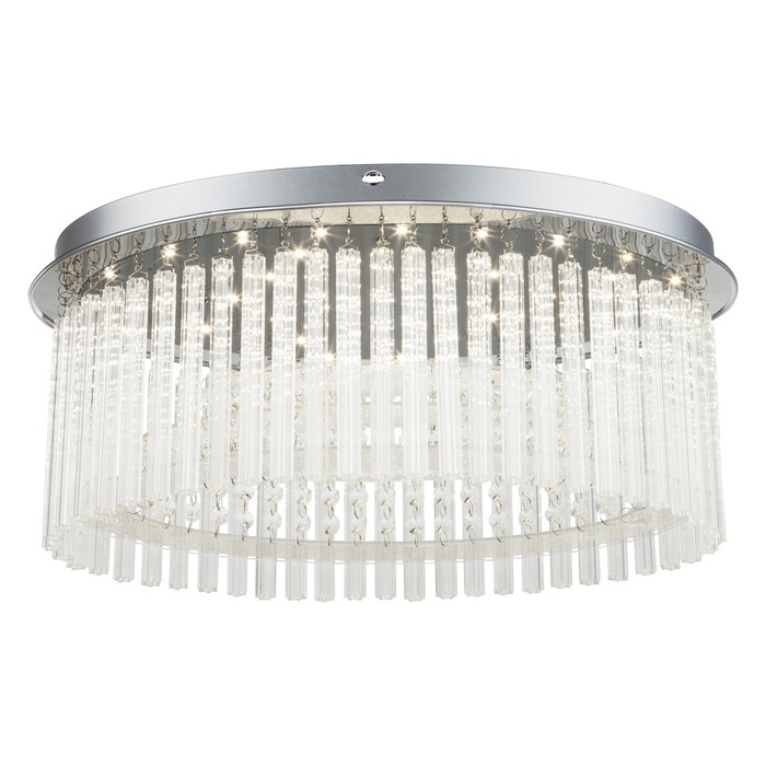 Люстра потолочная ALVIN 1x21Вт LED хром 50x30x23см